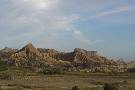 Désert des Bardenas Reales en Espagne