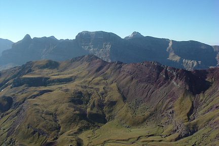 La Collarada depuis le pico de Anayet