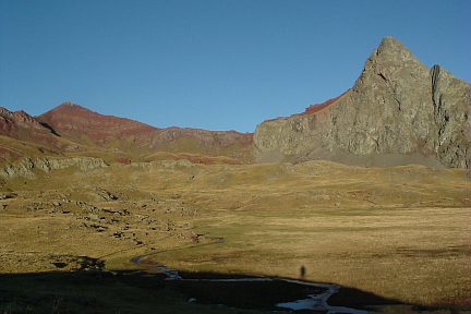 Vertice, collado et pico de Anayet depuis le plateau