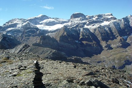 Soum de Ramond, Mont Perdu, Cylindre et Marboré depuis le Soum de Port Bieil