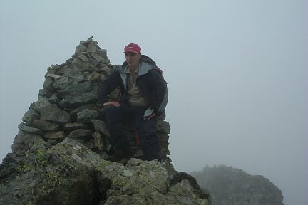 Sommet du pic Badet, 3160 m, avec son cairn