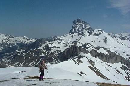 Pic du Midi d'Ossau vu du pic de Canaourouye