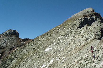 Pics de Clarabide et de Gias depuis le Port Supérieur de Pouchergues