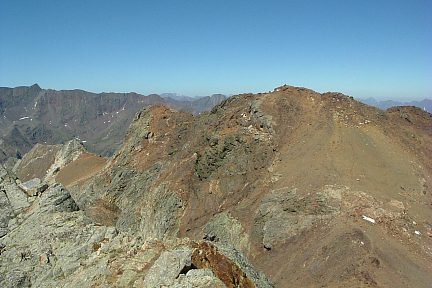 Pics Occidental et de Clarabide depuis le pico de Gias