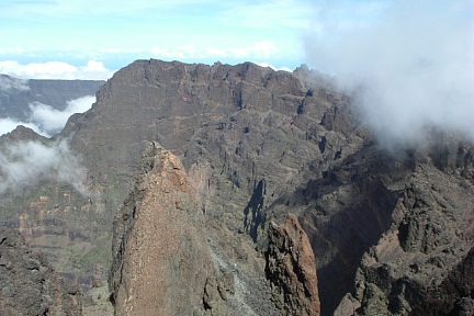 Vue depuis le sommet du Piton des Neiges