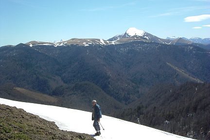 Le pic d'Orhy vu du sommet Sud d'Occabe
