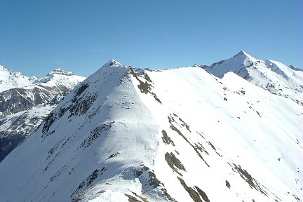 Le Soum Braqué vu du sommet Sud-Est du Pourteillou