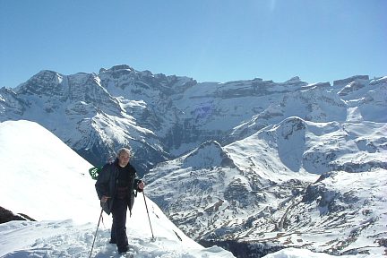 Vue sur le cirque de Gavarnie depuis le Soum Braqué