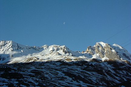 Soum Braqué et Soum Blanc de Sécugnat depuis le pont de Saugué