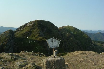 Au sommet de Aiako Harriak à 806m