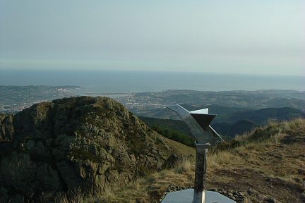 Côte Basque et Irumugarrieta depuis Txurrumurru