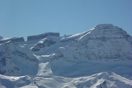 Brèche de Roland et le Taillon vus depuis le sommet du Soum Braqué