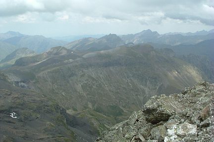 Vallée de Barrosa depuis le pico de la Robinera