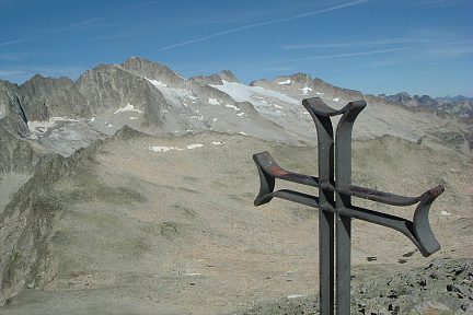 Aneto et la Maladeta depuis le Tuc de Mulleres