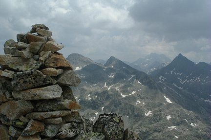 Massif du Vignemale depuis le sommet du Gavizo-Cristail
