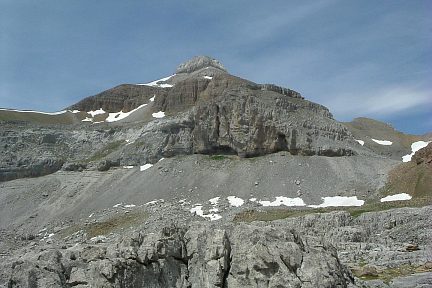 La Pena Collarada vue du col 2400 mètres