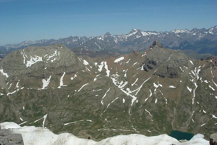 Pics Balaïtous et Palas depuis la Pena Collarada