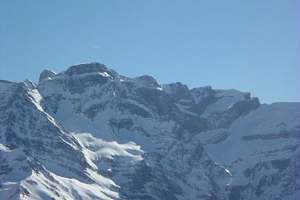 Pics de la Cascade et pic du Marboré vus du Soum Braqué
