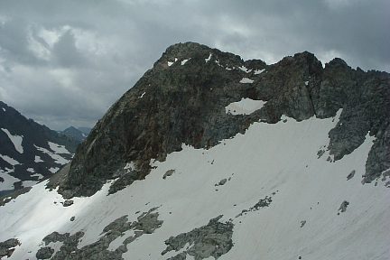 Pic Maubic (3058 m) : vue sur le pic Badet et le glacier de Pays Baché
