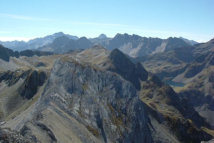 Pic de la Latte de Bazen (2472 m) : vue sur le Balaïtous