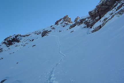 Pic Rouge : traversée terminale sous la crête