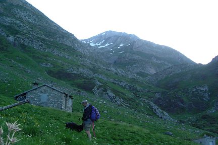 Soum de Moundaut : passage à la cabane Licoué (1607 m)