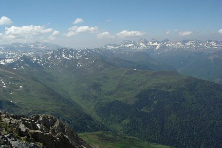 Soum de Moundaut (2526 m) : vue sur la pena Collarada et le pic d'Aspe
