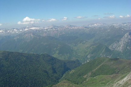 Soum de Moundaut (2526 m) : vue sur le Visaurin