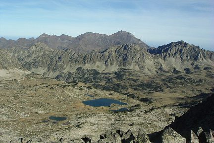 Le pic du Midi de Bigorre vu du pic d'Estibère (2663 m)