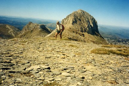 Sommet de la Table des Trois Rois (2421 m) et le pic voisin