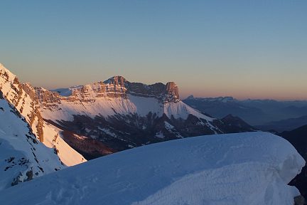 Lever de soleil sur la Grande et la Petite Moucherolle