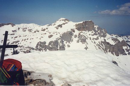 Le pic et la Table des Trois Rois vus du pic d'Ansabère (2360 m)