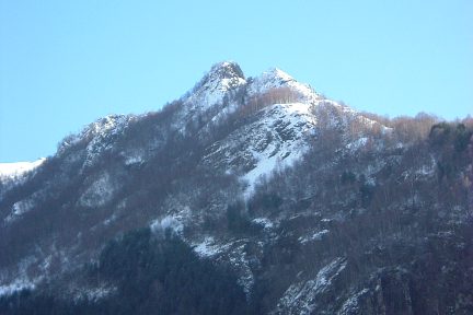 Le pic de Pan vu depuis Marsous