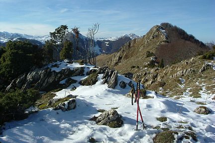 Passage au Soum de Laya (1579 m) au retour du Soum de la Péne
