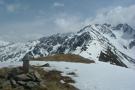 Le pic du Midi de Bigorre vu du Mont Agut de Betpouey (2157 m)