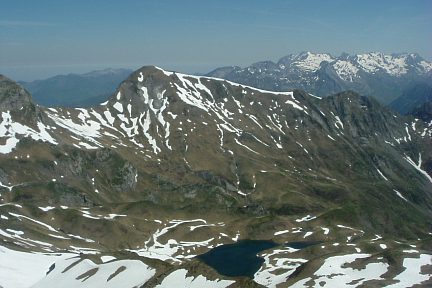 Soum d'Aas : pics et lac d'Aule et d'Aulère