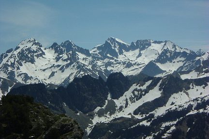 Pic les Tours (2134 m) : Lurien, Palas, Balaïtous et Frondellas