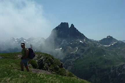 Pic les Arougos (2279 m) : Midi d'Ossau et Peyreget