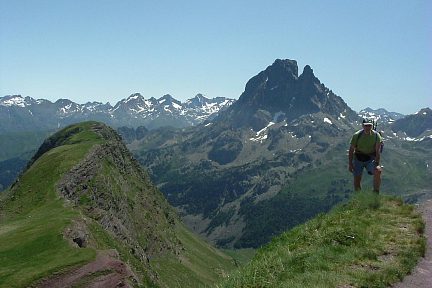 Pic les Arougos vu depuis le pic d'Ayous