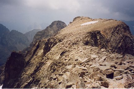 Frondella Centrale et Occidentale vues du pico de la Frondella