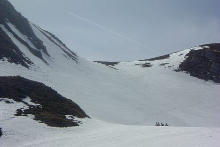 Col (2070 m) sur la crête Nord-Est du pic de Chérue