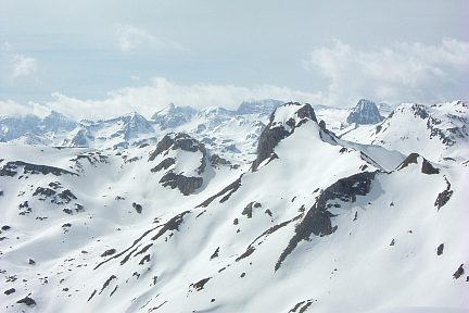 Pic de Chérue (2195 m) : pics Saoubiste et Anayet