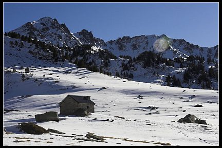 Cabane d'Aygues Cluses en janvier 2007