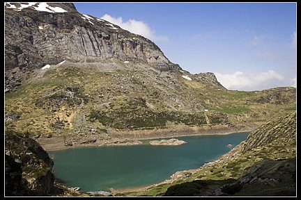 Au dessus du lac des Gloriettes
