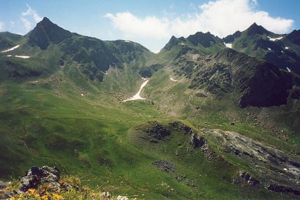 Pic Paradis (2129 m) : pics des Moines, de Bielle et Hourquette