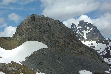 Face Sud du Campana d'Anéou et le pic du Midi d'Ossau