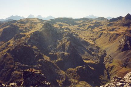 Pène de Peyreget : vallon de la Glère, Caillabet de Rébec et pic Paradis