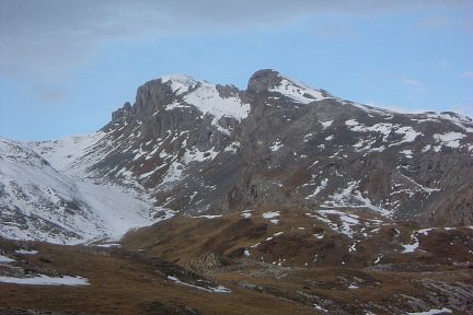 Pène de Mauhourat vue depuis le col du Pourtalet