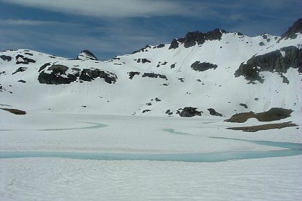 Lac Bersau sous la neige