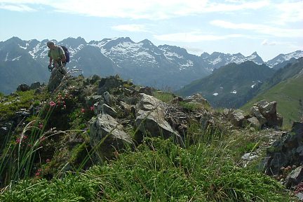 Arrivée à la Sagette de Buzy (2128 m)